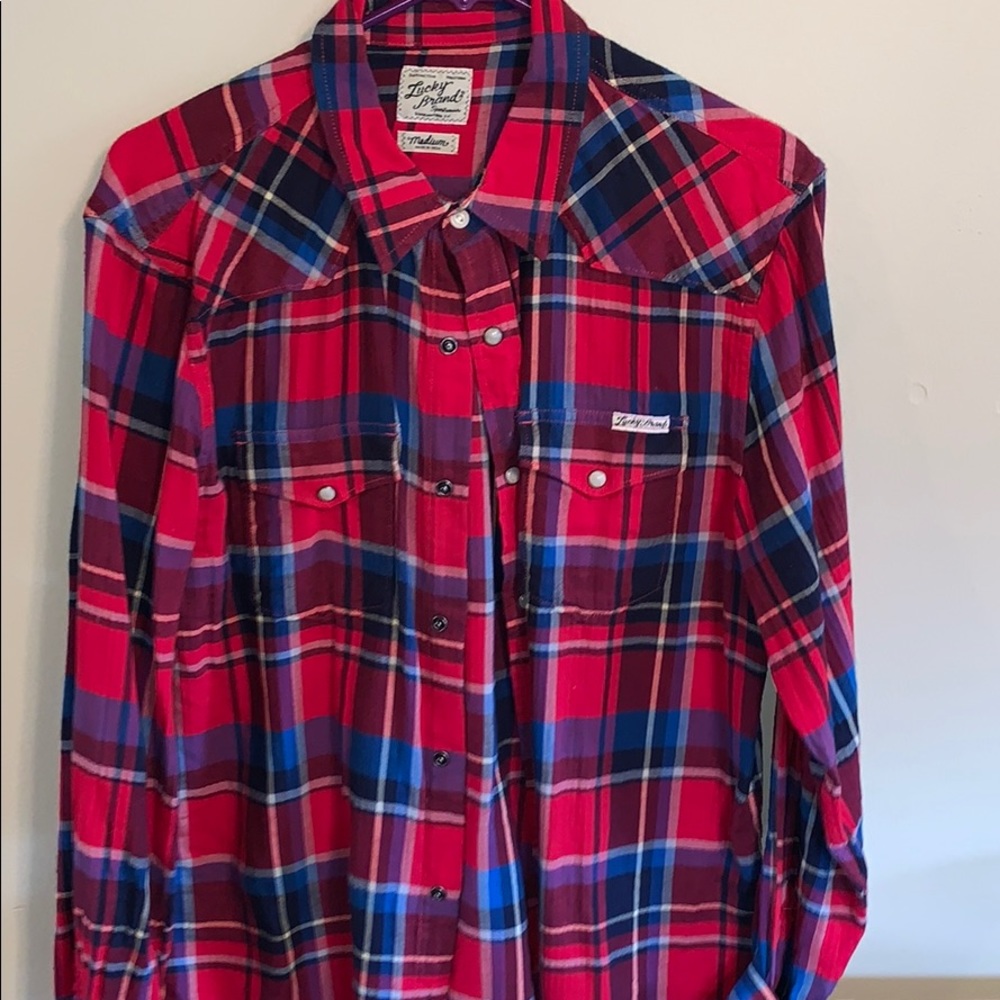 lucky brand flannel